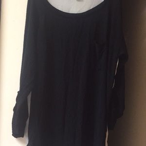 Hearts black n white top